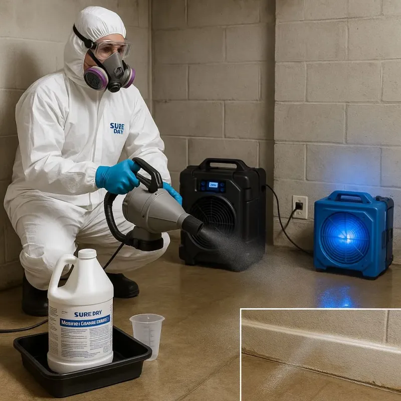 Sanitization and Odor Removal process in Terramuggus, CT
